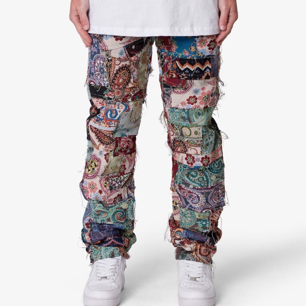 Paneled Blanket Pants